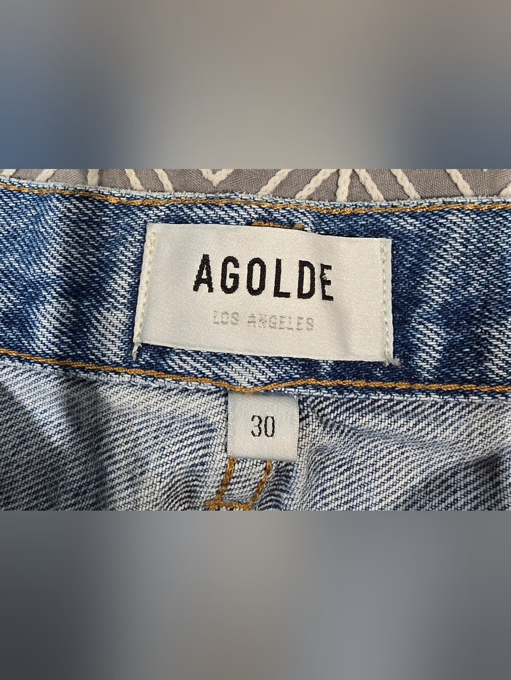 AGOLDE Parker Long High Waisted Shorts Size 30 - Picture 2 of 7